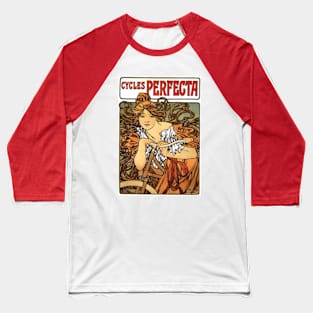 Alphonse Mucha Art Nouveau Bicycle Advertisement - Cycles Perfecta Baseball T-Shirt